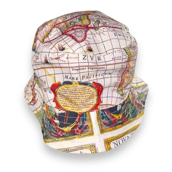 Unbranded Old World Map Reversible Bucket Hat One Size Fits Most OS - Picture 3 of 8